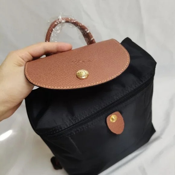 Longchamp Nylon Black Le Pliage Backpack main image 6